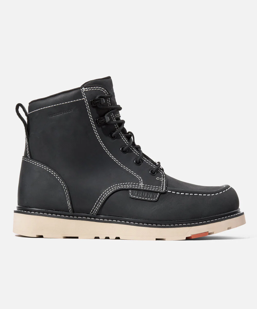 BRUNT Marin Composite Toe Waterproof Work Boots - Black