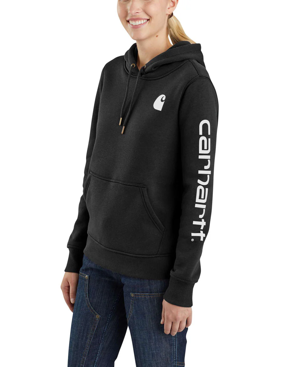 Carhartt Women's Clarksburg Pullover Hoodie - Black - Image 2