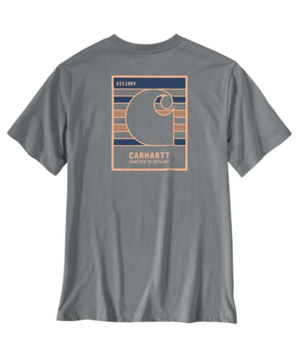 Carhartt Men's Irvine Relaxed Outlast T-Shirt - Weathered Ash