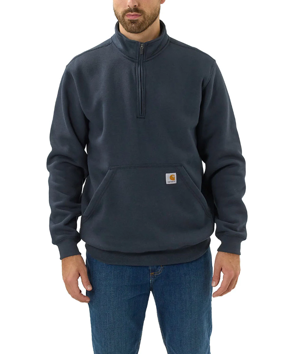Carhartt Men's Midweight Quarter-Zip Sweatshirt - New Navy
