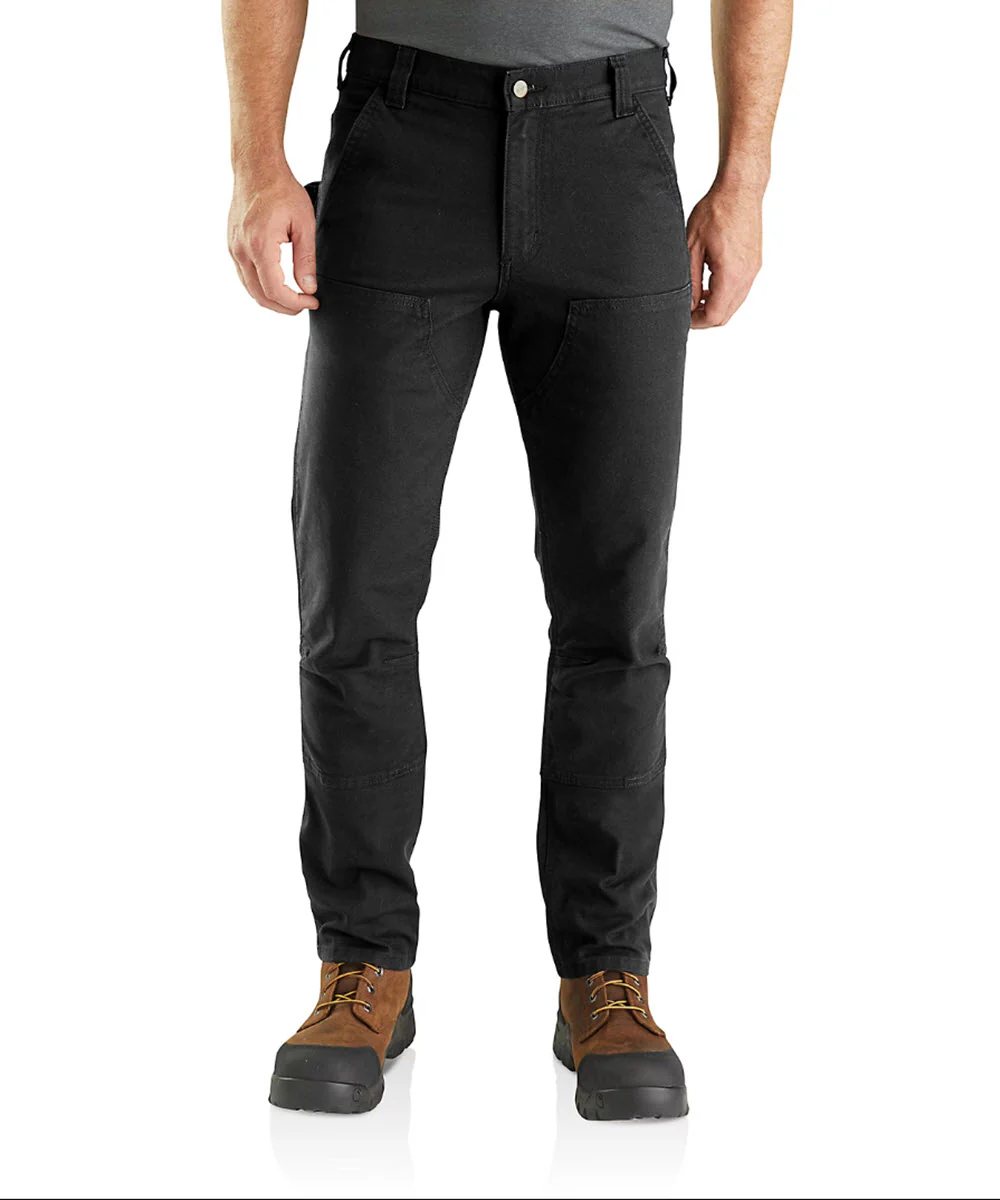 Carhartt Men's Rugged Flex Slim Fit Double Front Pants - Black