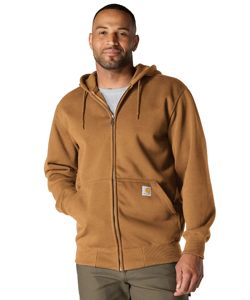Carhartt Paxton Heavyweight Zipper Hooded Sweatshirt - Carhartt Brown