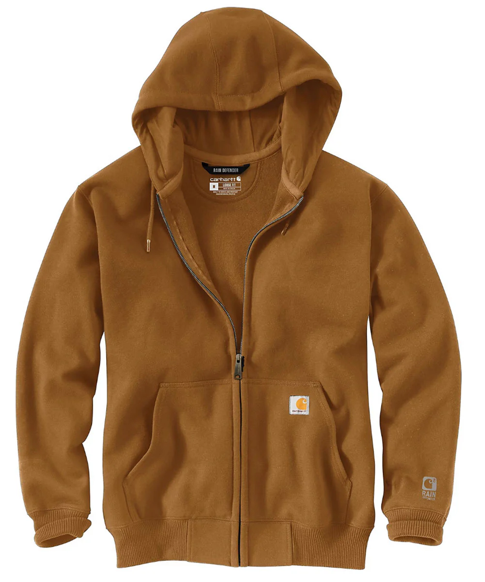 Carhartt Paxton Heavyweight Zipper Hooded Sweatshirt - Carhartt Brown - Image 2