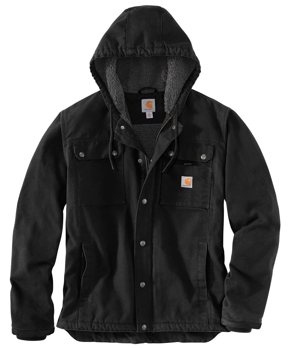 Carhartt Washed Duck Bartlett Jacket - Black - Image 2