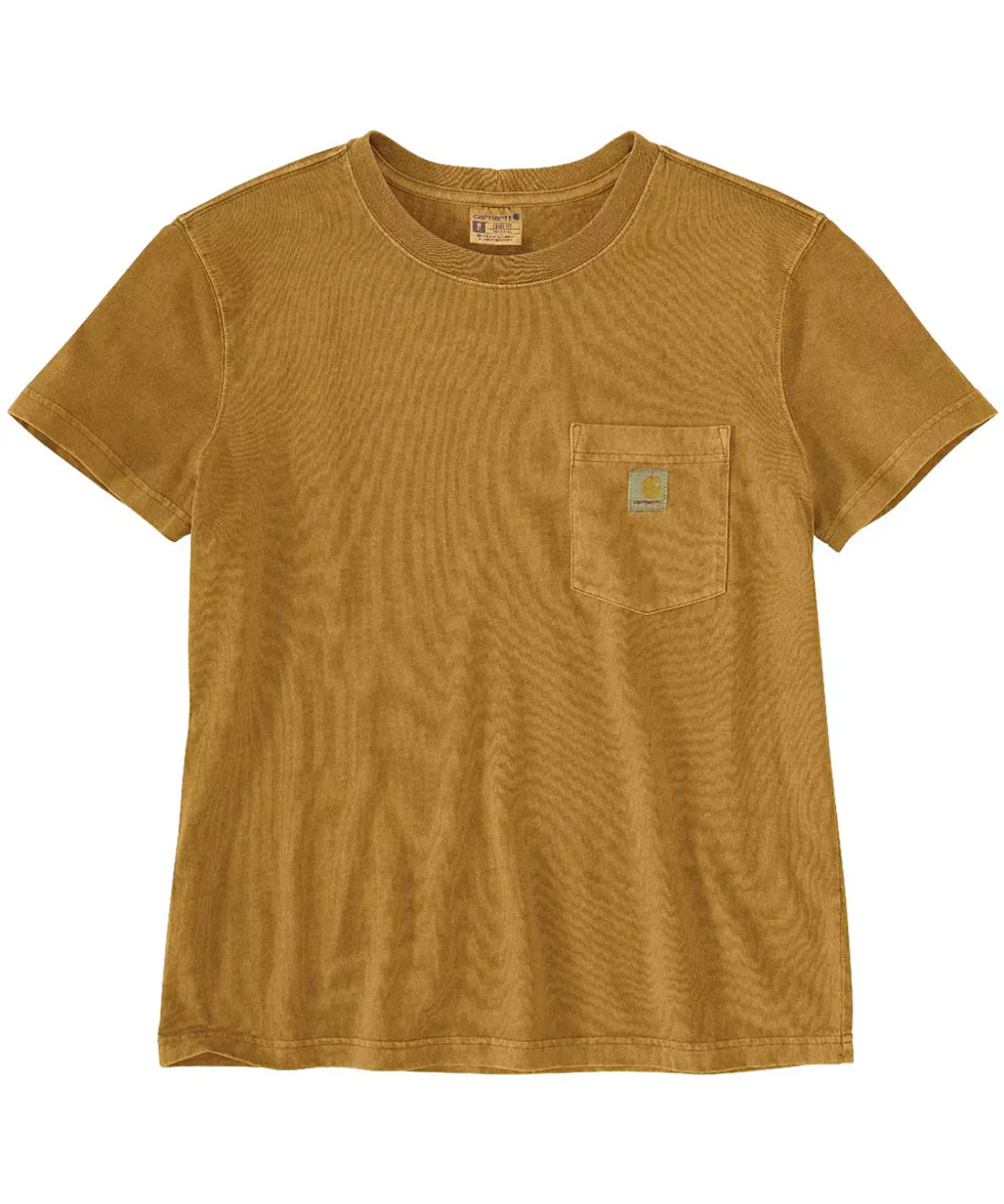 Carhartt Women's Irvine Garment Dye T-shirt - Carhartt Brown - Image 2