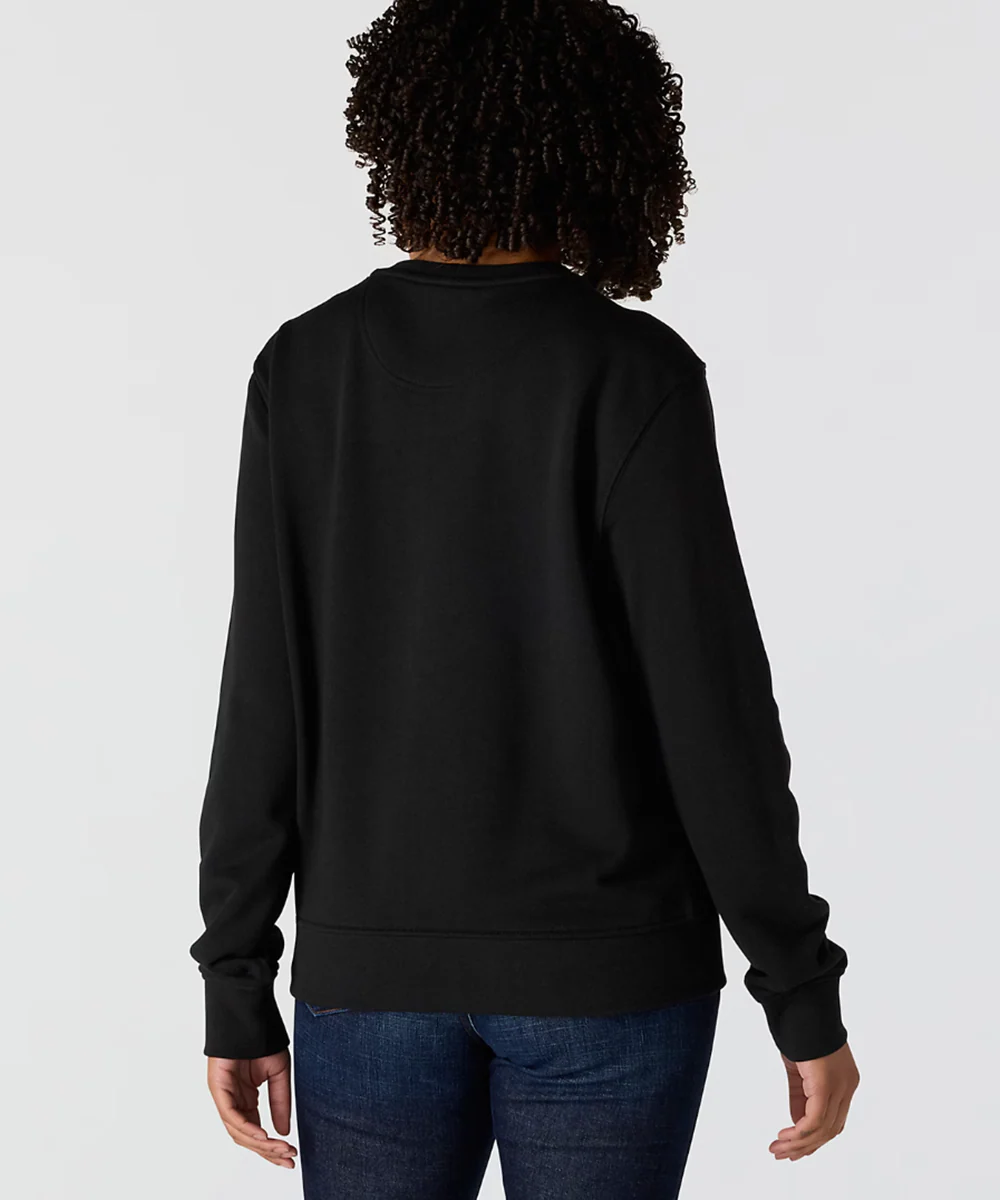 Carhartt Women's Midweight Tencel Crew Neck Sweatshirt - Black - Image 2