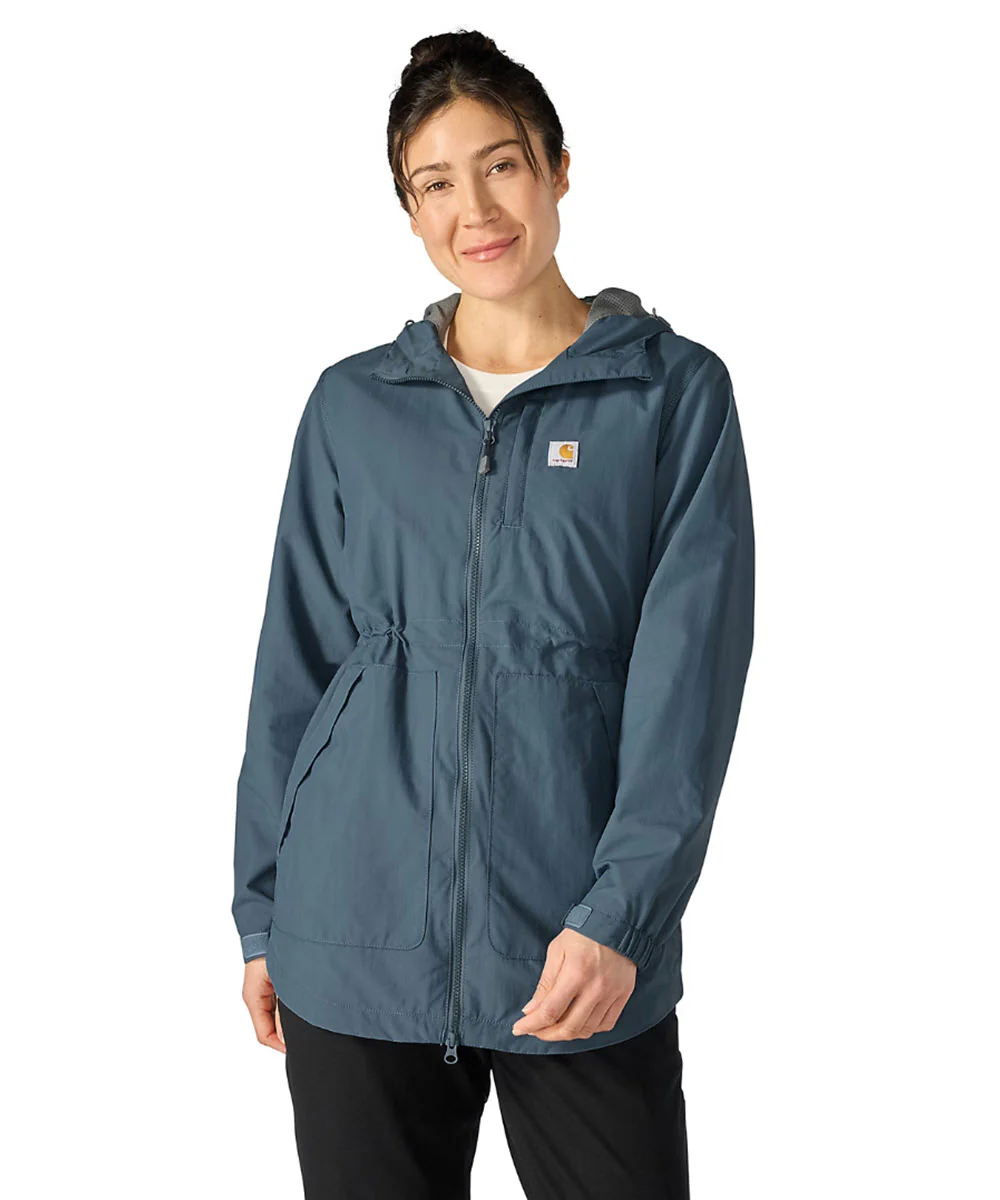 Carhartt Women's Rockford Rain Jacket - Iron Blue