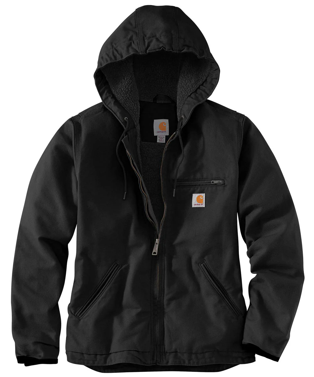 Carhartt Women's Sherpa Lined Sierra Jacket - Black - Image 2