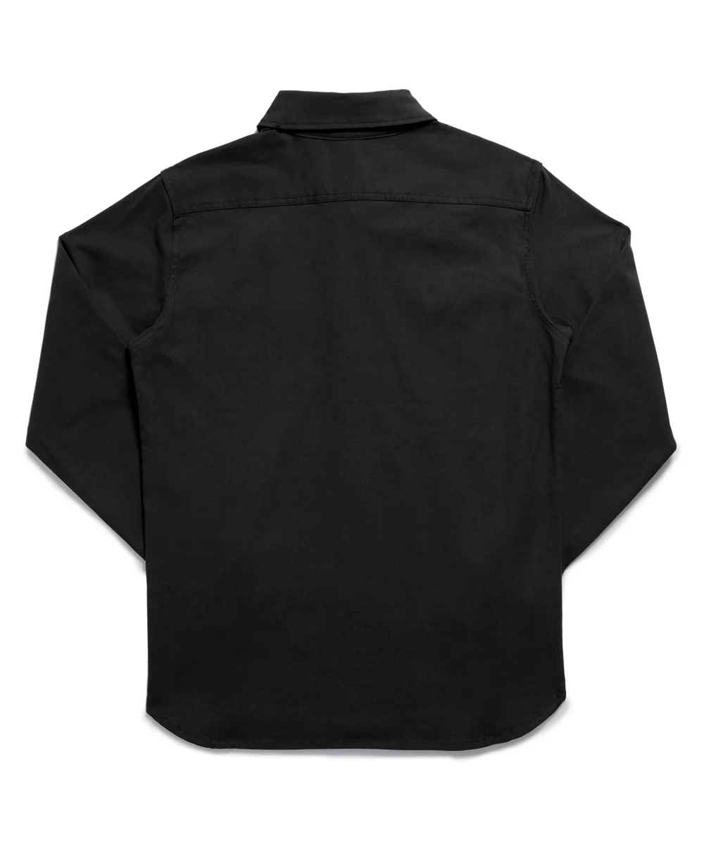 Dave's New York Everyday Canvas Long Sleeve Shirt - Black - Image 2