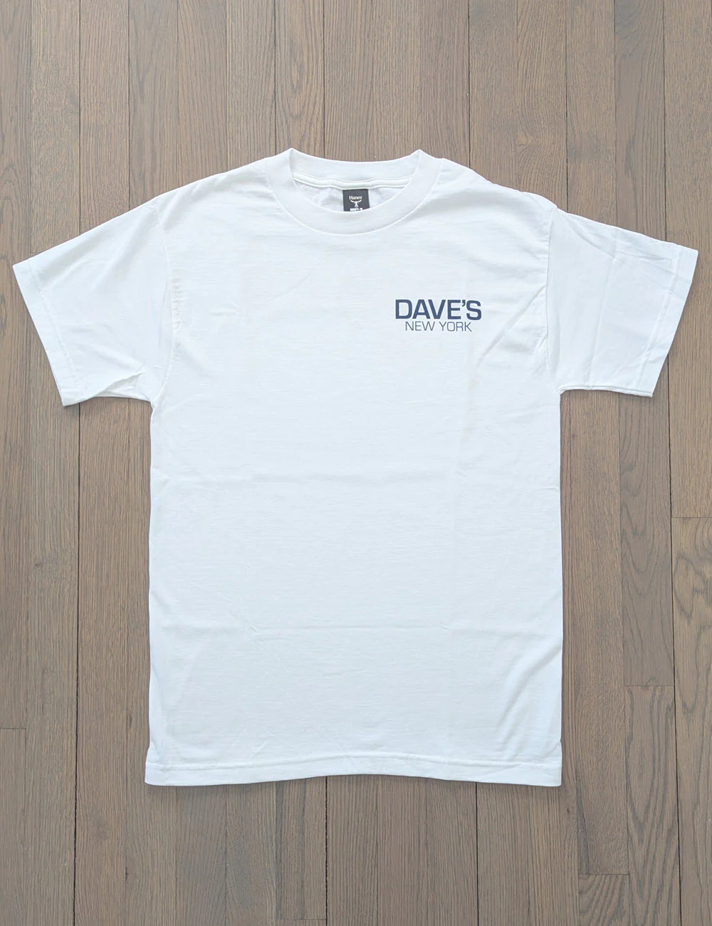 Dave's New York Work Logo Short Sleeve T-shirt - White