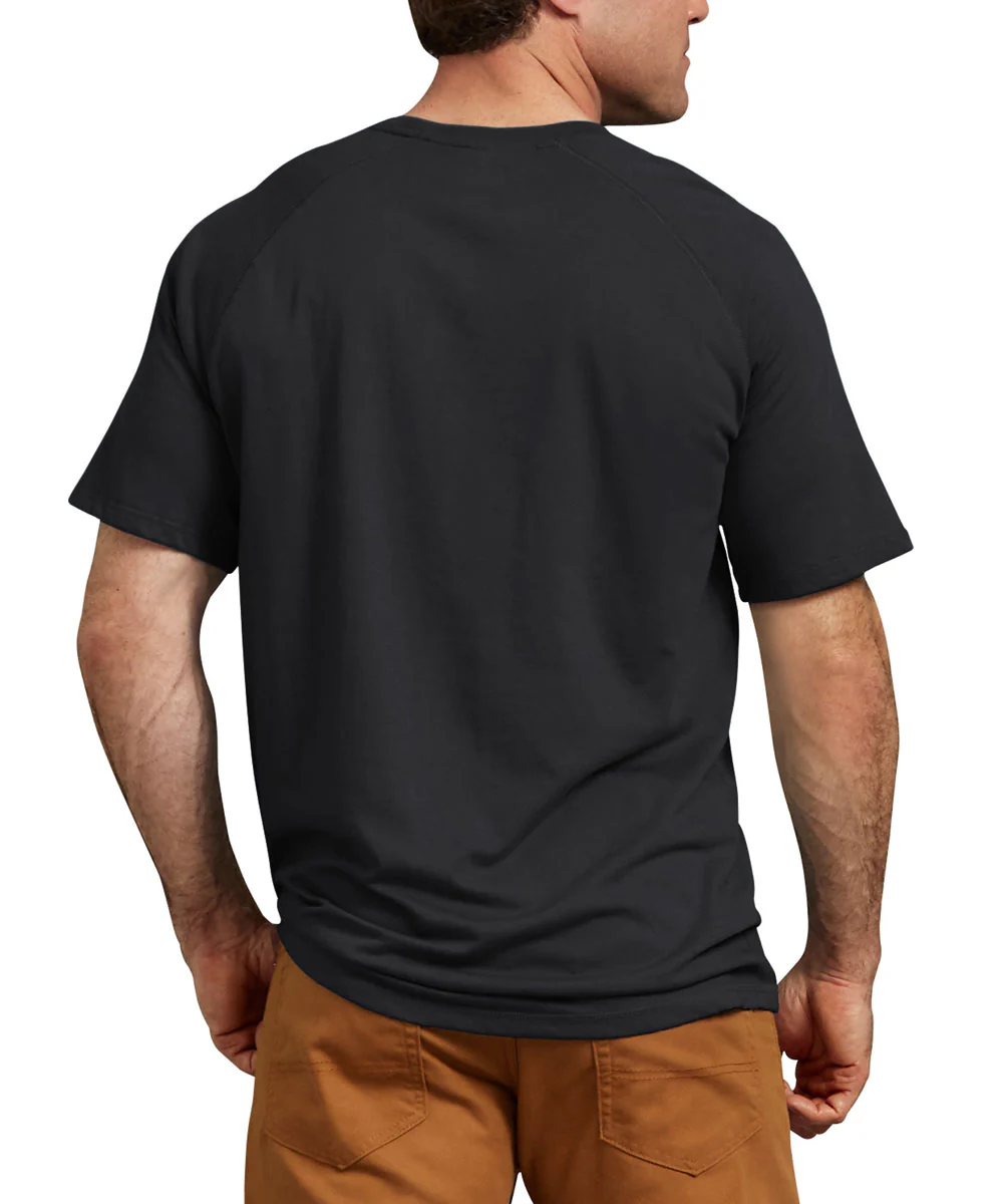 Dickies Cooling Temp-iQ Short Sleeve T-Shirt - Black - Image 2