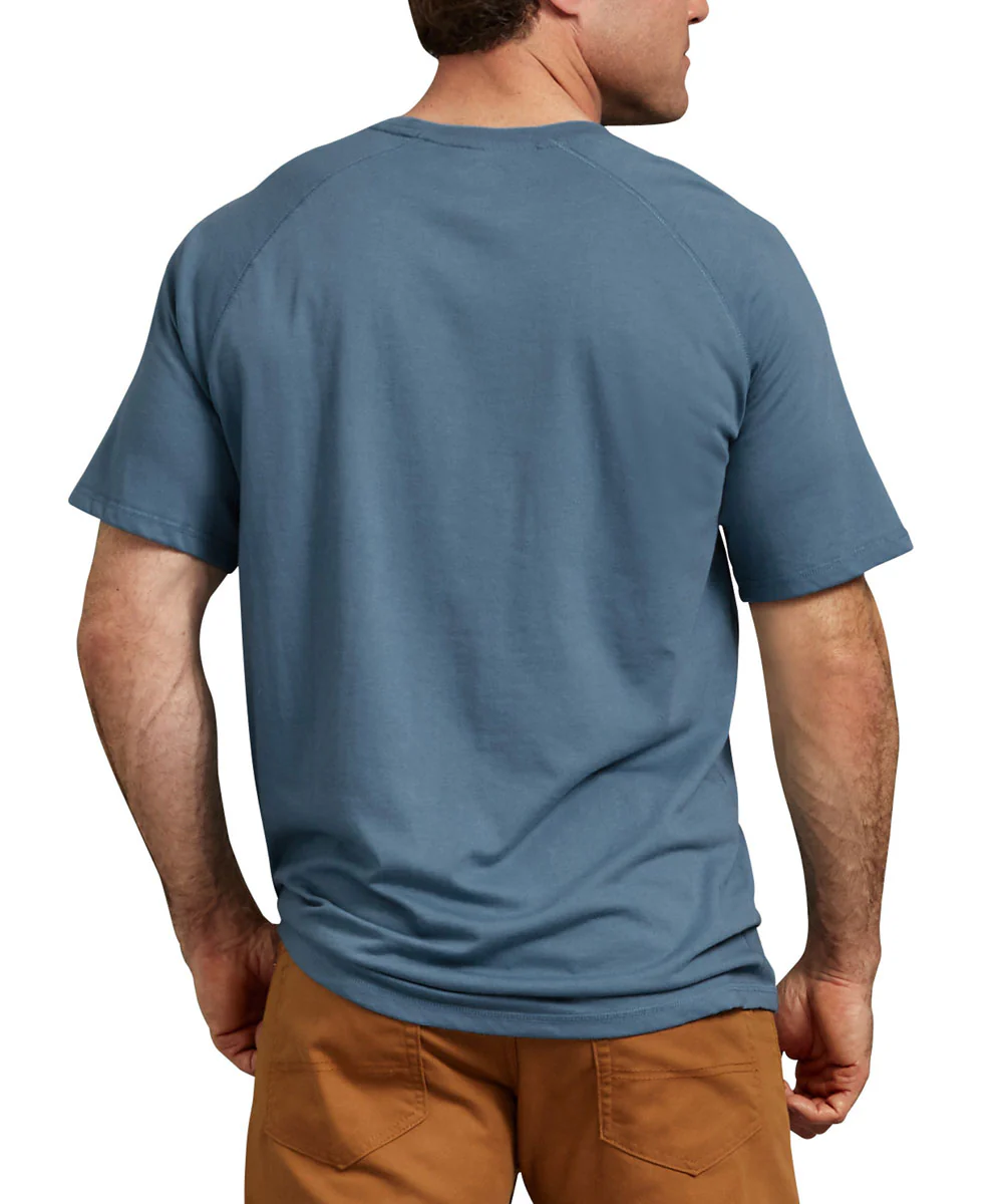 Dickies Cooling Temp-iQ Short Sleeve T-Shirt - Dusty Blue - Image 2