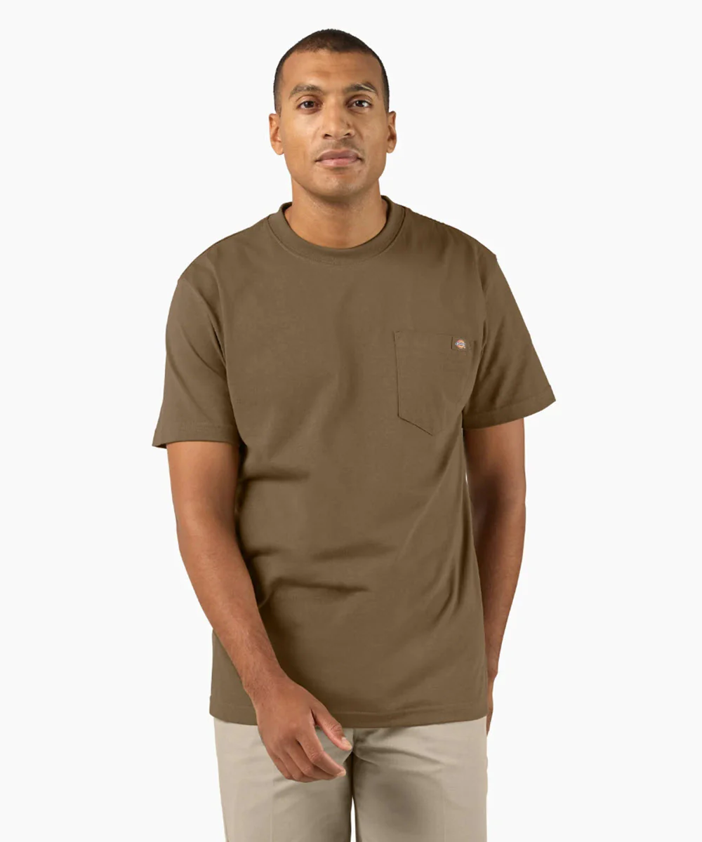 Dickies Heavyweight Short Sleeve Pocket T-shirt - Coyote Brown
