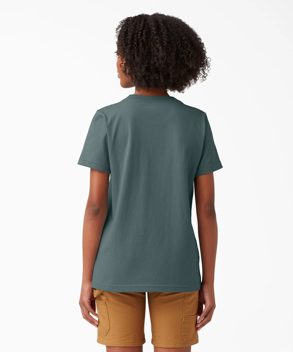 Dickies Women's Short Sleeve Heavyweight Pocket T-Shirt - Lincoln Green - Image 2
