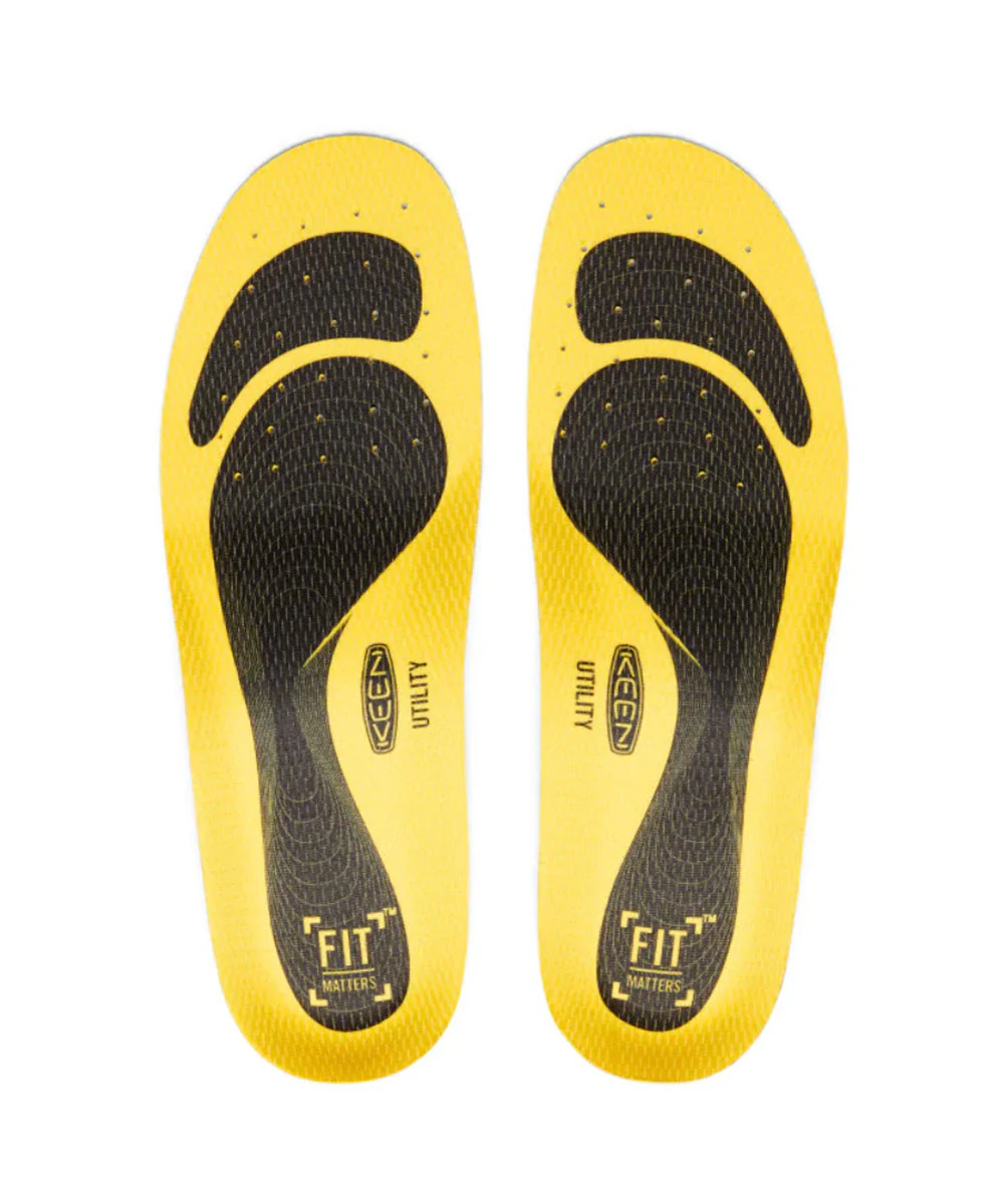 Keen Footwear Men's Utility K-10 Replacement Insole - Black/Yellow