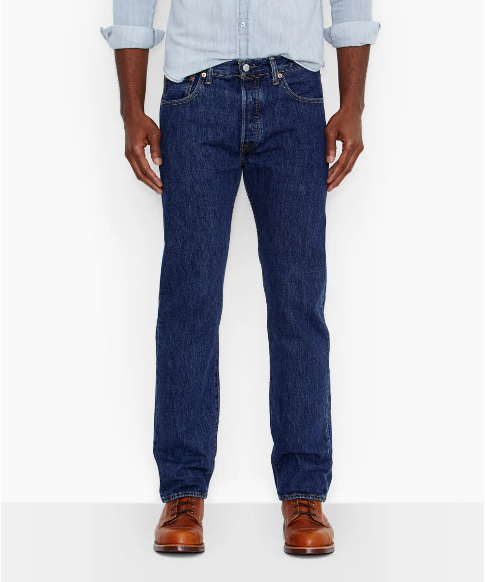 Levi’s Men's 501 Original Fit Jeans - Dark Stonewash