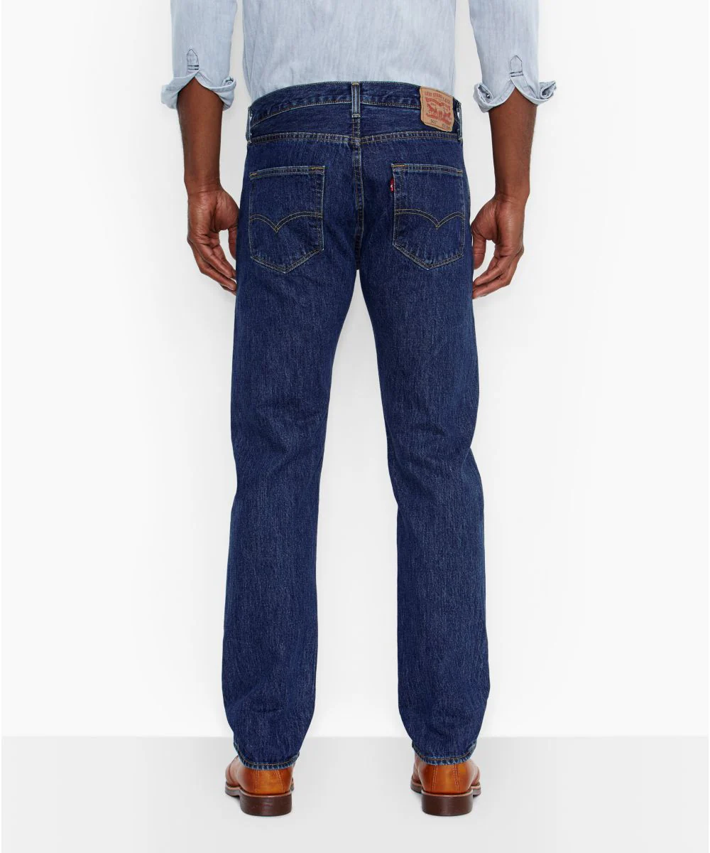 Levi’s Men's 501 Original Fit Jeans - Dark Stonewash - Image 2