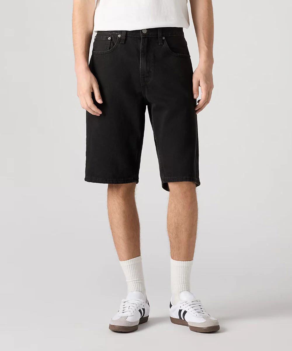 Levi's Men's 469 Loose Fit Denim Shorts - Black - Image 2