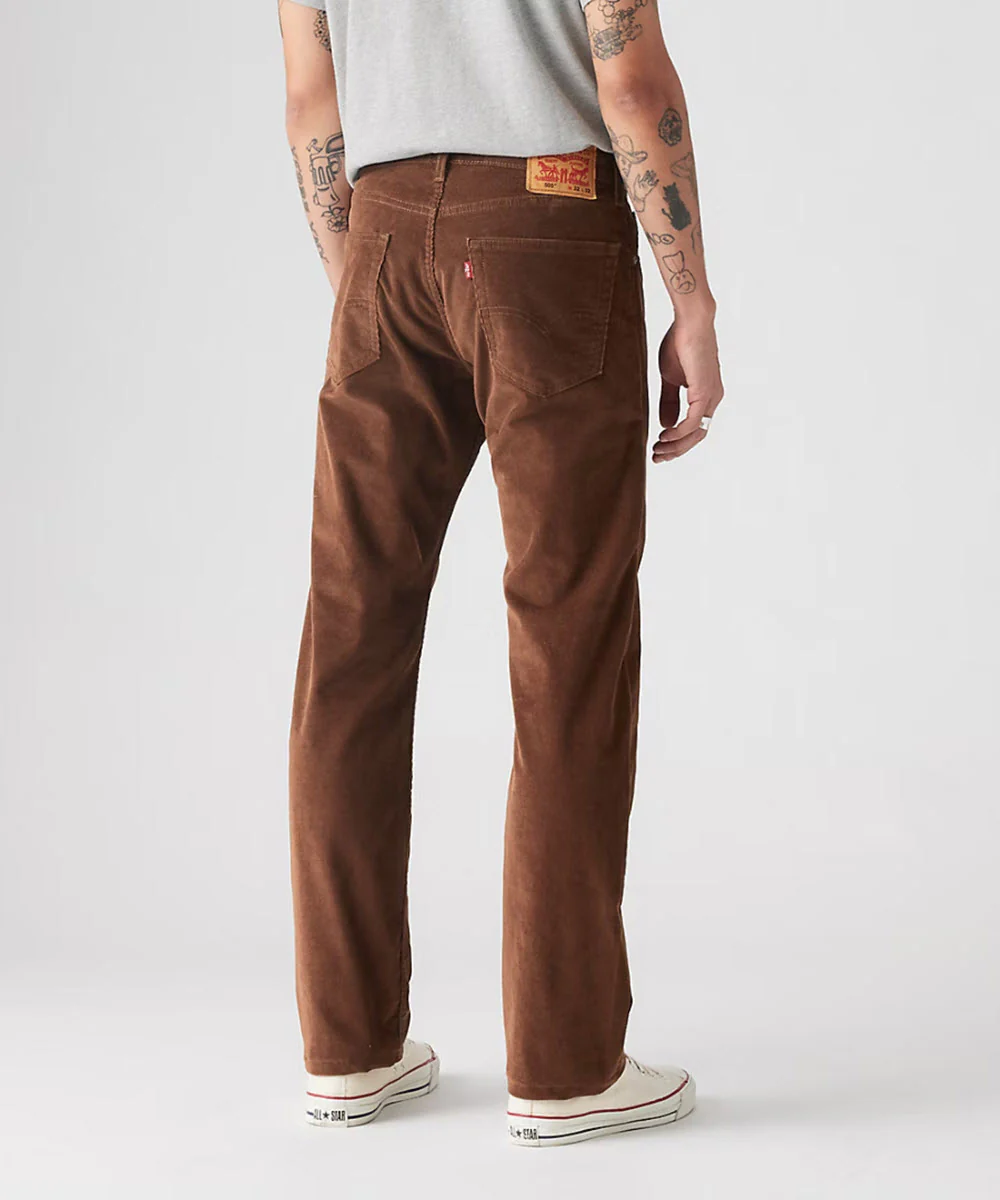 Levi's Men's 505 Regular Fit Corduroy Jeans - Teak