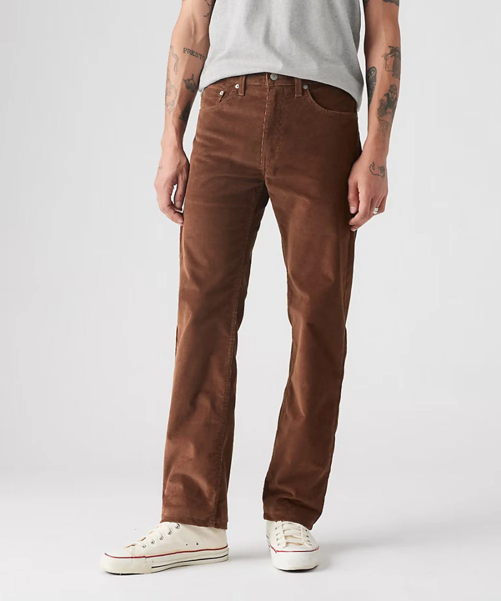 Levi's Men's 505 Regular Fit Corduroy Jeans - Teak - Image 3