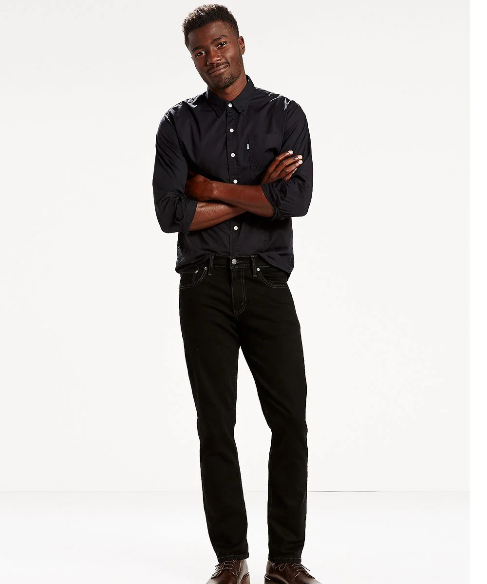 Levi's Men's 511 Slim Fit Jeans - Native Cali Black - Image 4