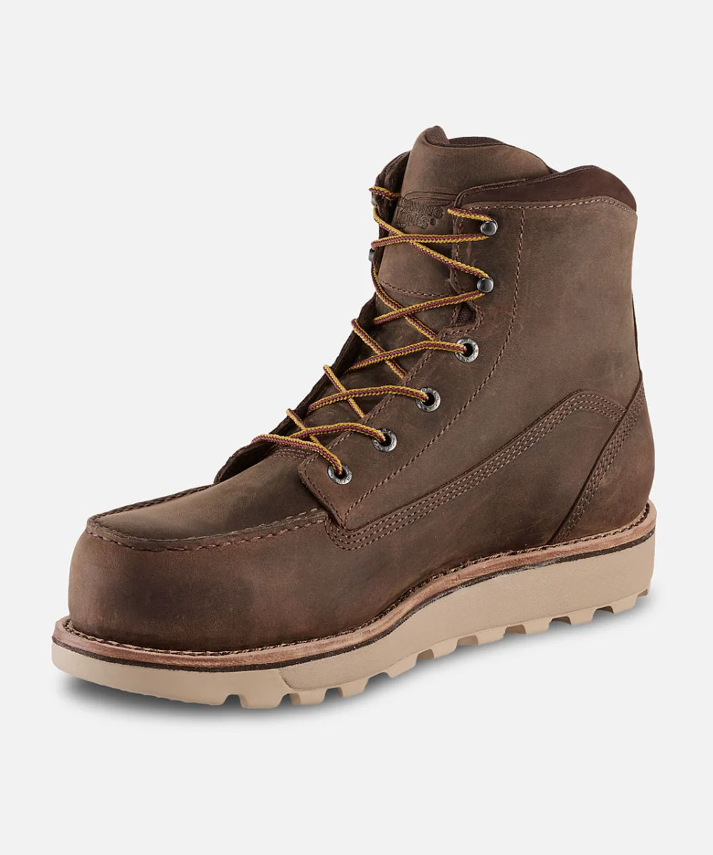 Red Wing Shoes Traction Tred Lite Safety Toe Work Boots - Brown - Image 2