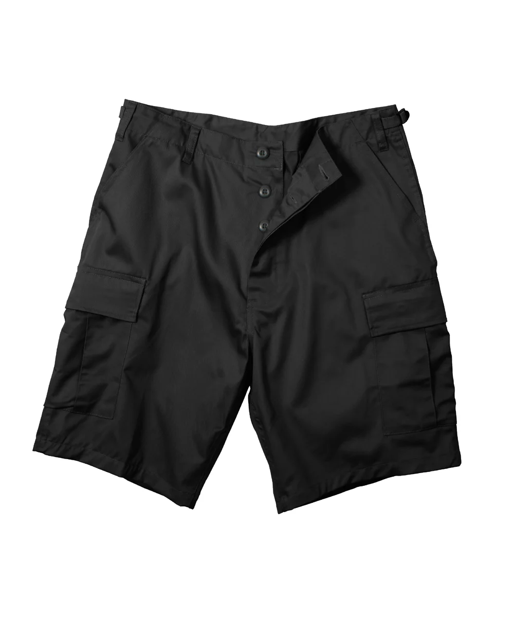 Rothco Army Style BDU Cargo Shorts - Black