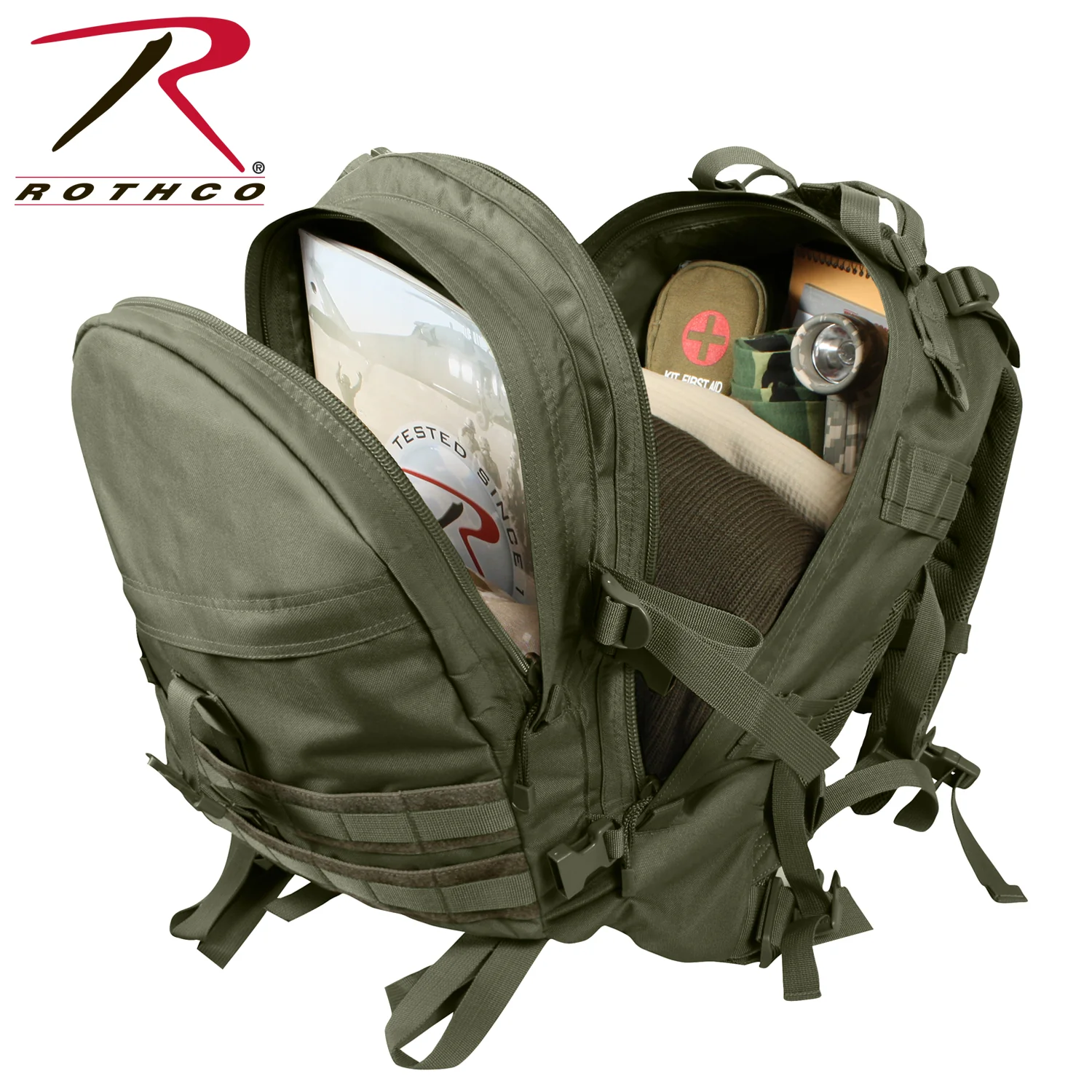 Rothco Large Transport Pack - Foliage Green - Image 2