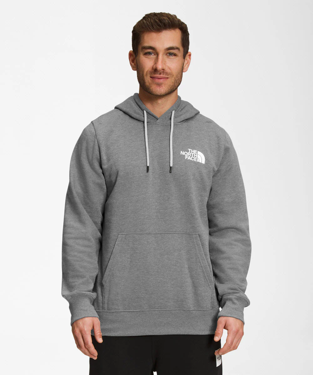 The North Face Men's Box NSE Hooded Sweatshirt - Medium Grey/Black - Image 2