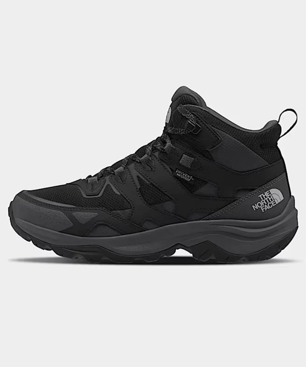 The North Face Men's HedgeHog 3 Mid Waterproof Boots - Black/Asphalt