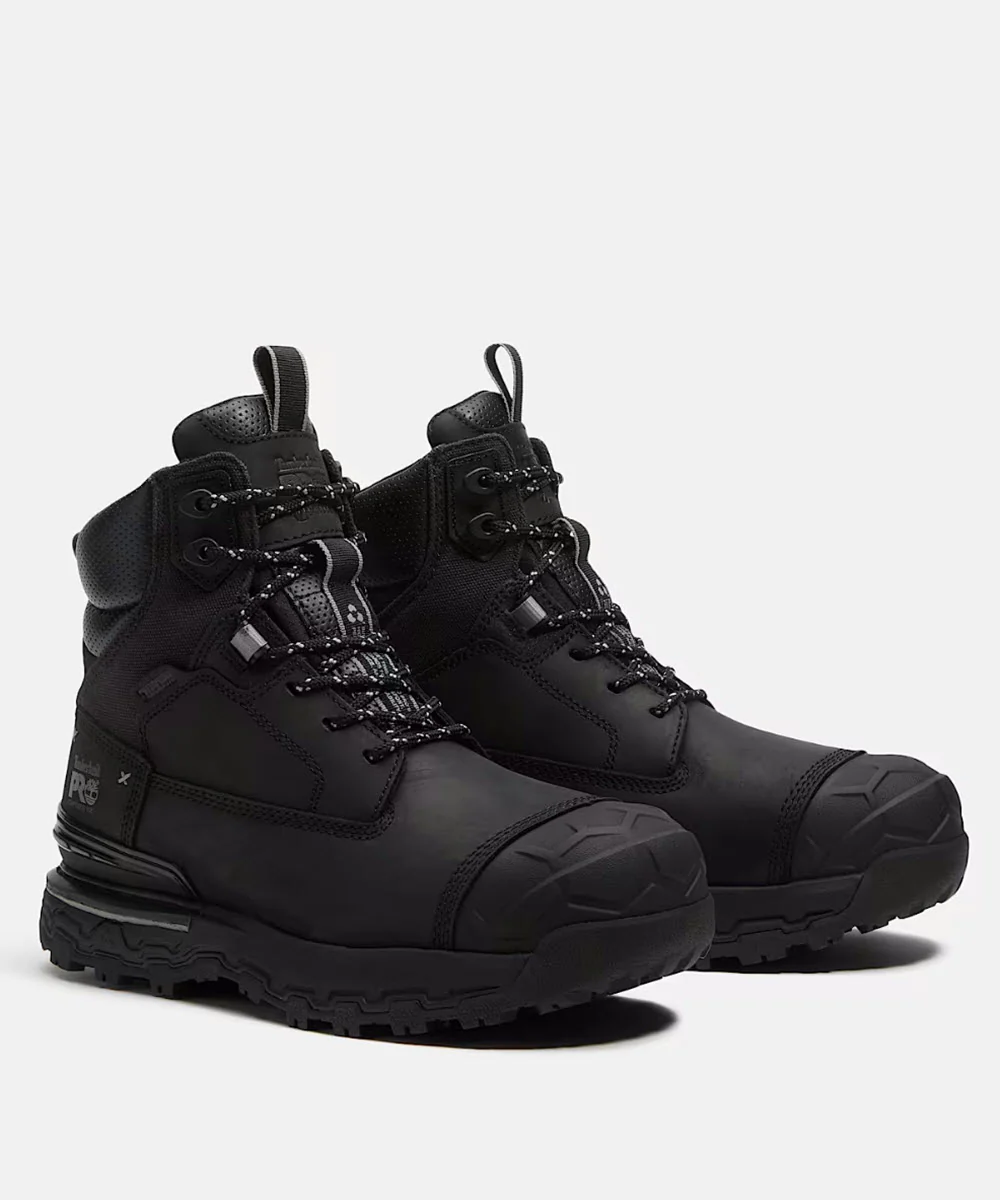 Timberland PRO Men's Boondock Ultralight 6" Composite-Toe Waterproof Work Boots - Black