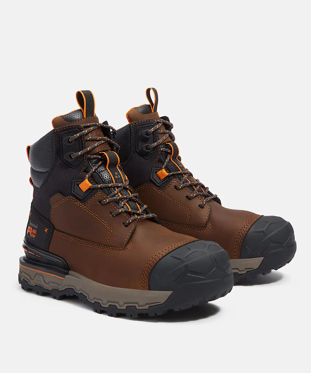 Timberland PRO Men's Boondock Ultralight 6" Composite-Toe Waterproof Work Boots - Brown