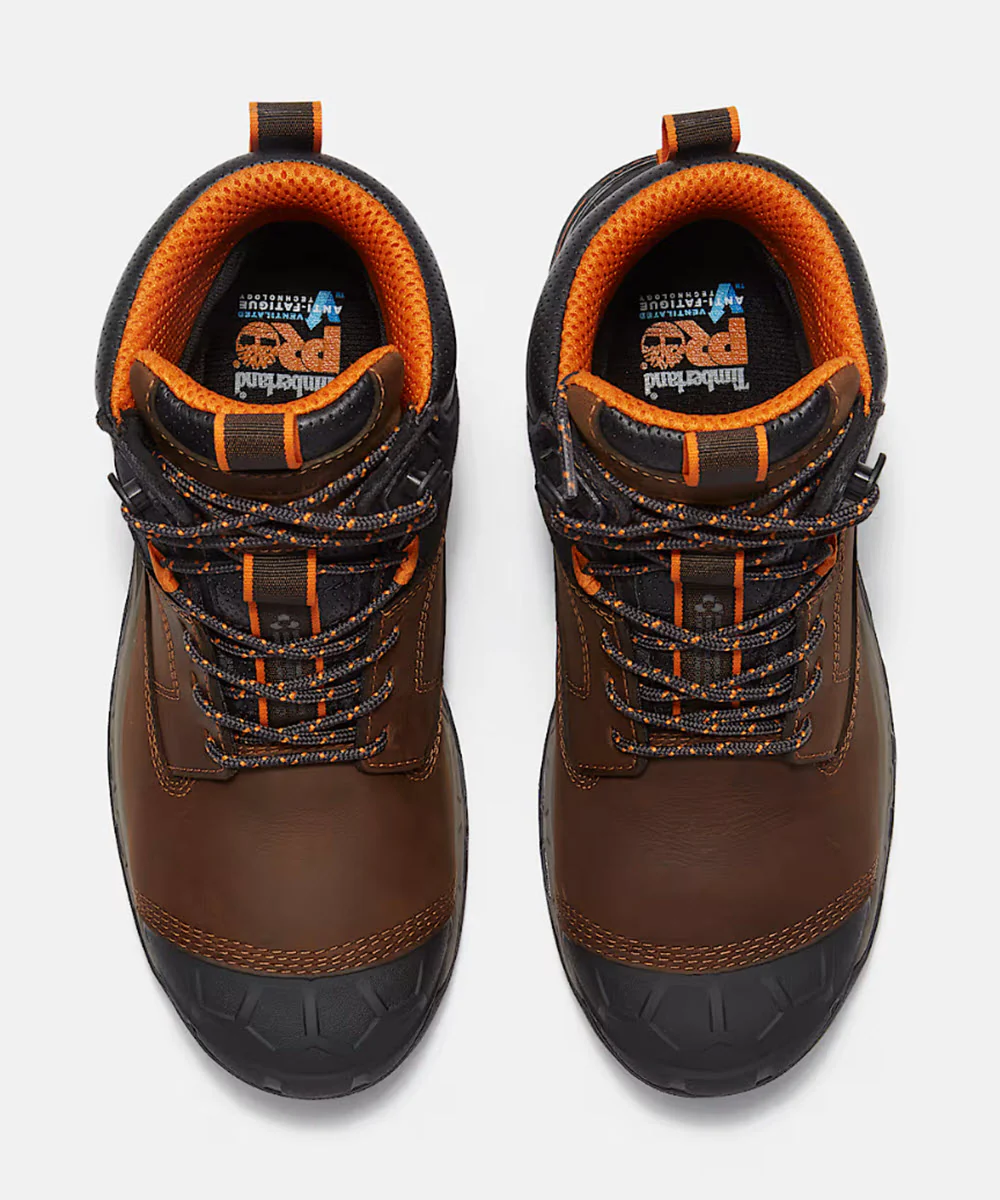 Timberland PRO Men's Boondock Ultralight 6" Composite-Toe Waterproof Work Boots - Brown - Image 3